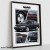 MOTOPIXELE Plakat Saab 900 SE coupe