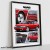MOTOPIXELE Plakat Saab 900 SE coupe