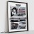 MOTOPIXELE Plakat Saab 900 SE coupe